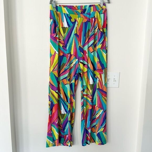 Trina Turk Viva La Vida Wide Leg Pants M - Picture 1 of 5